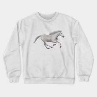 Grey horse Crewneck Sweatshirt